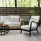 Blue Stain Resistant Performance Pet Friendly Stripe Print Upholstery Fabric by The Yard - SKU: Reynolds Haze